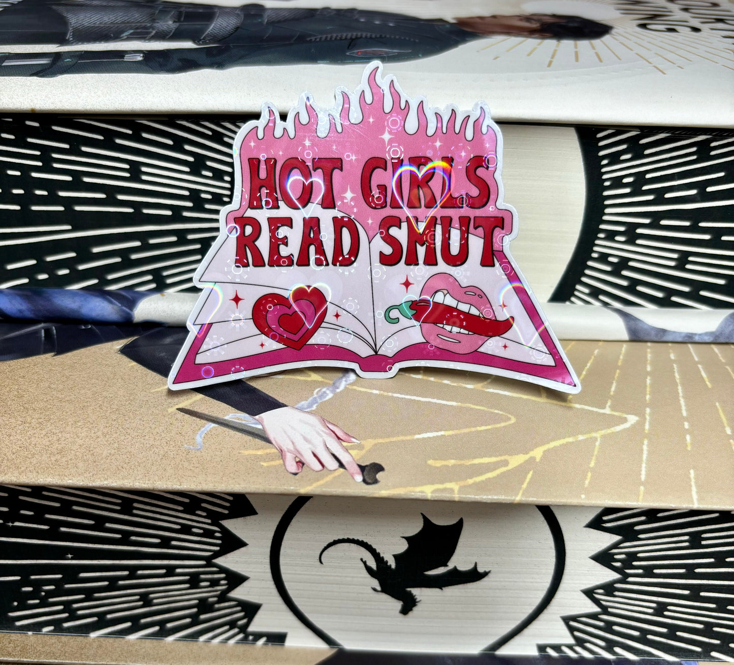 Hot Girls Read Smut Sticker