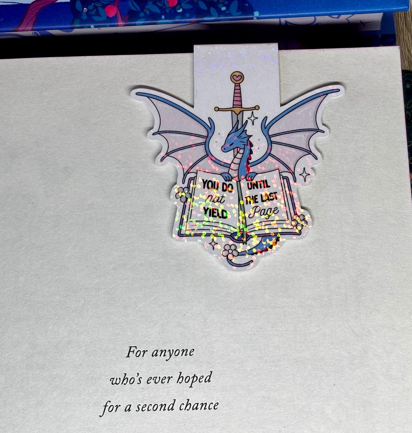 You Do Not Yield Until The Last Page Magnetic Bookmark