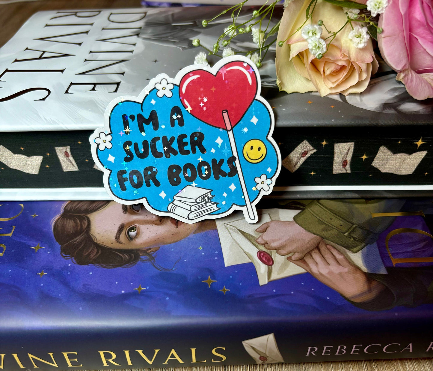 I'm A Sucker For Books Sticker