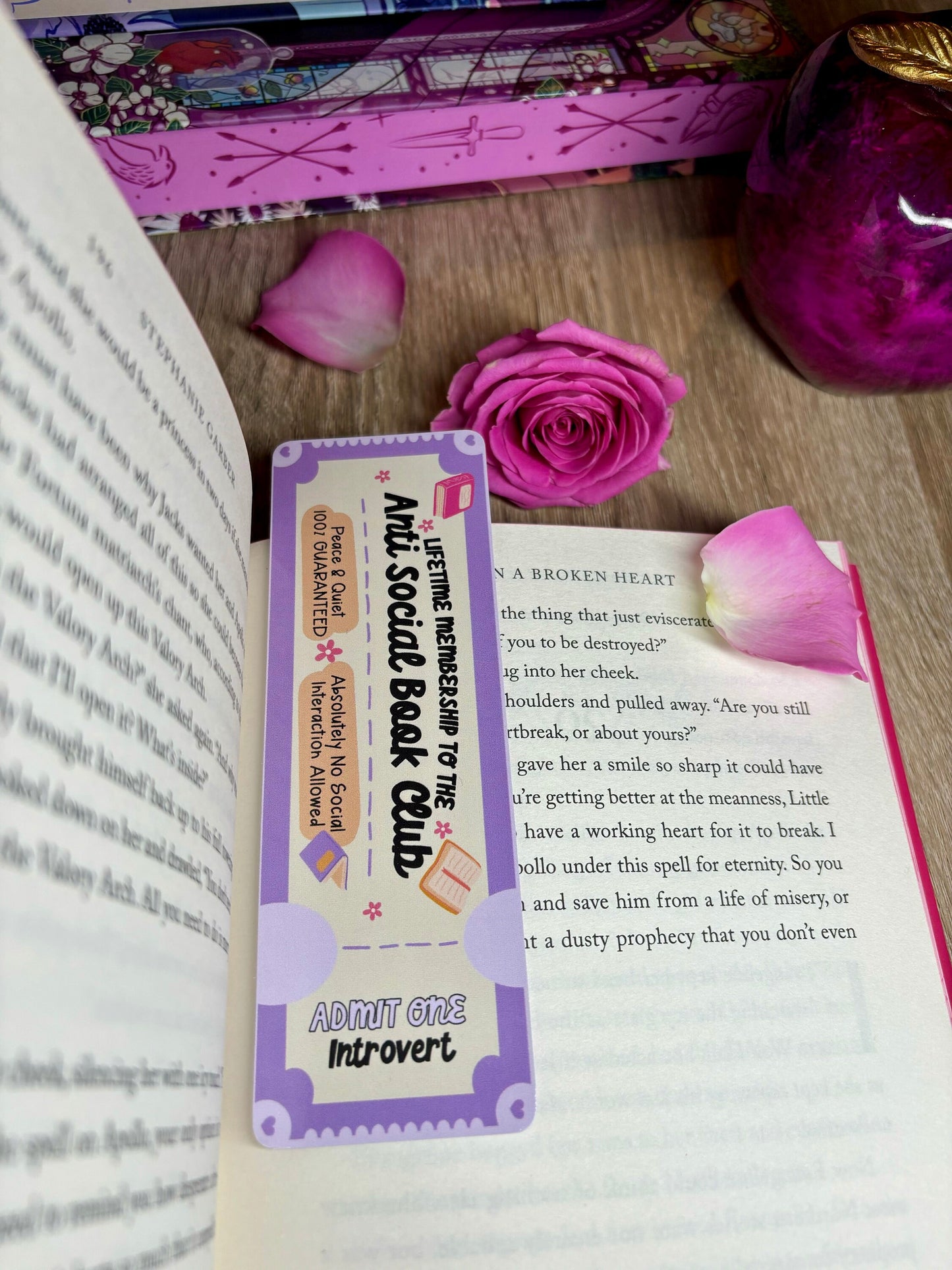 Anti Social Book Club Bookmark
