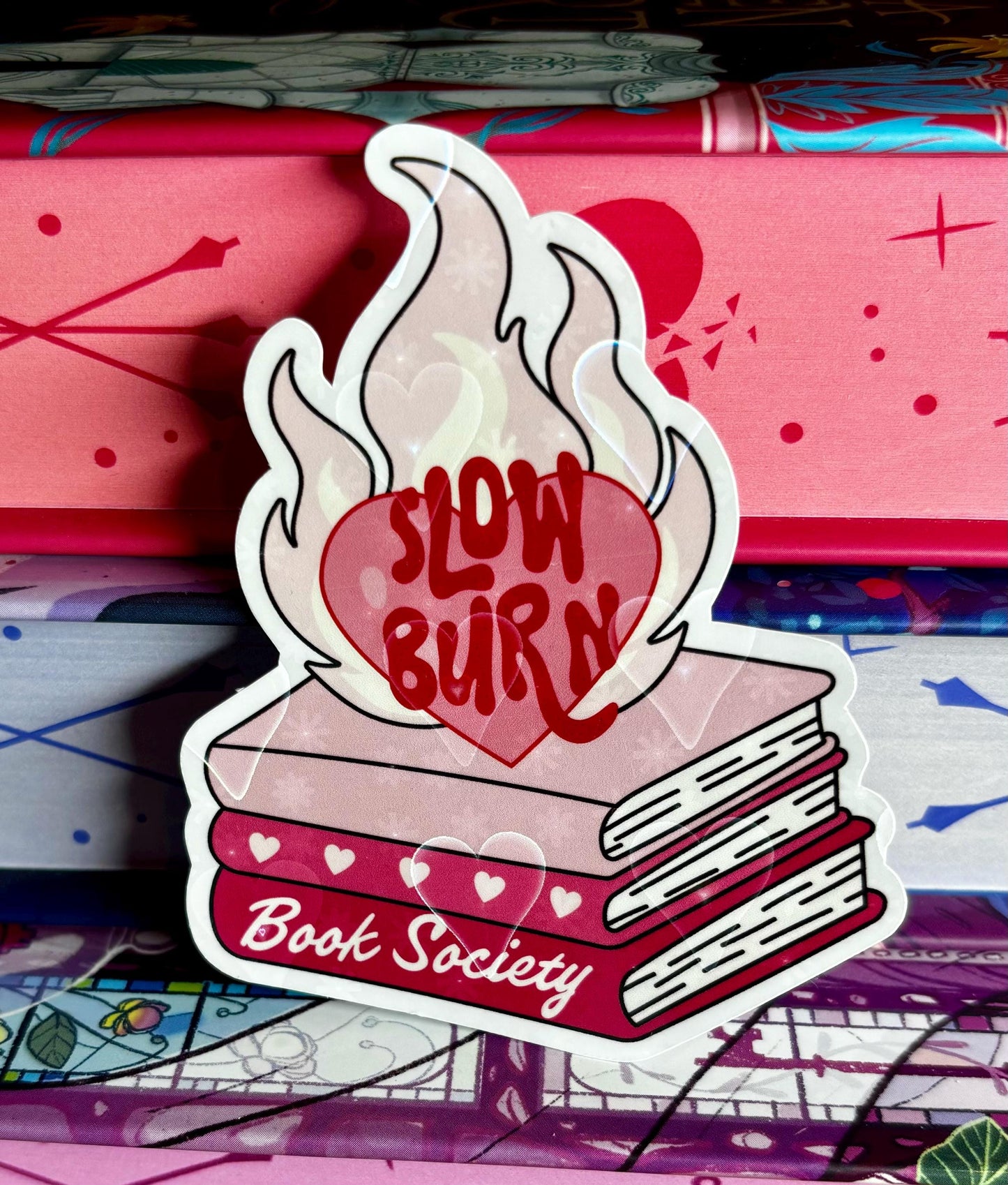 Slow Burn Book Society Sticker