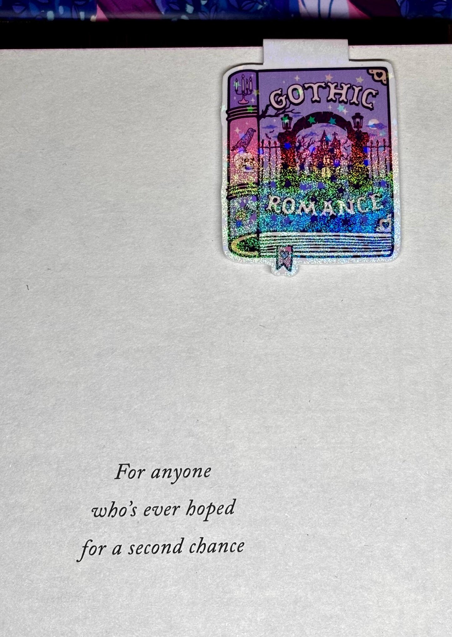 Mini Gothic Romance Book Magnetic Bookmark