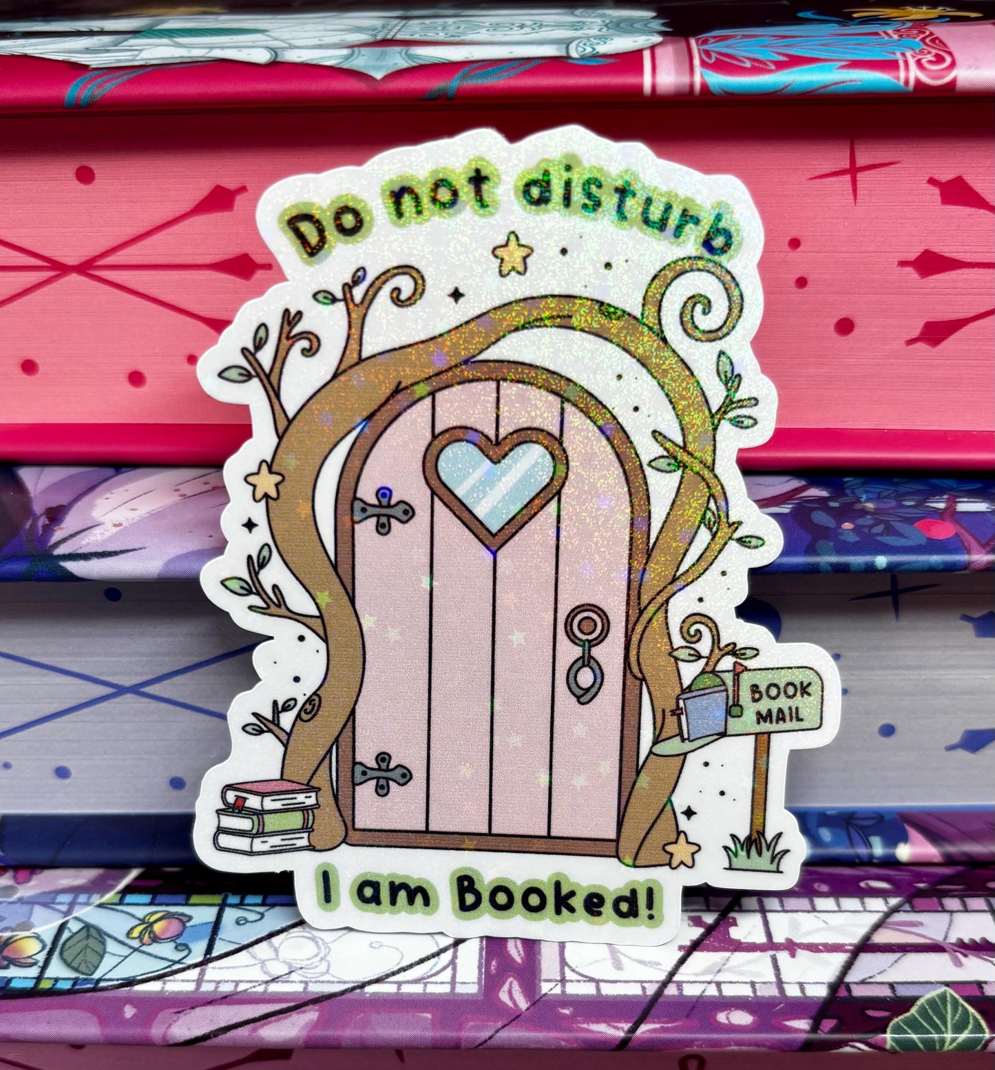 Do Not Disturb I Am Booked Door Sticker