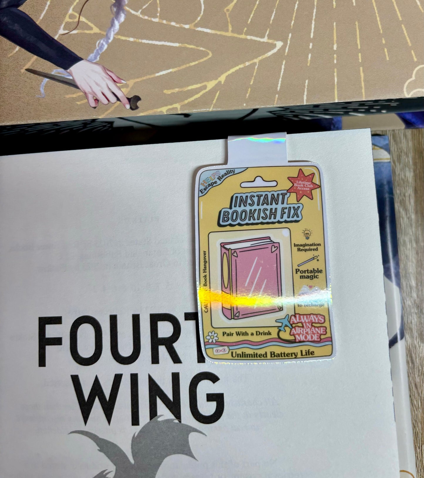 Instant Bookish Fix Magnetic Bookmark
