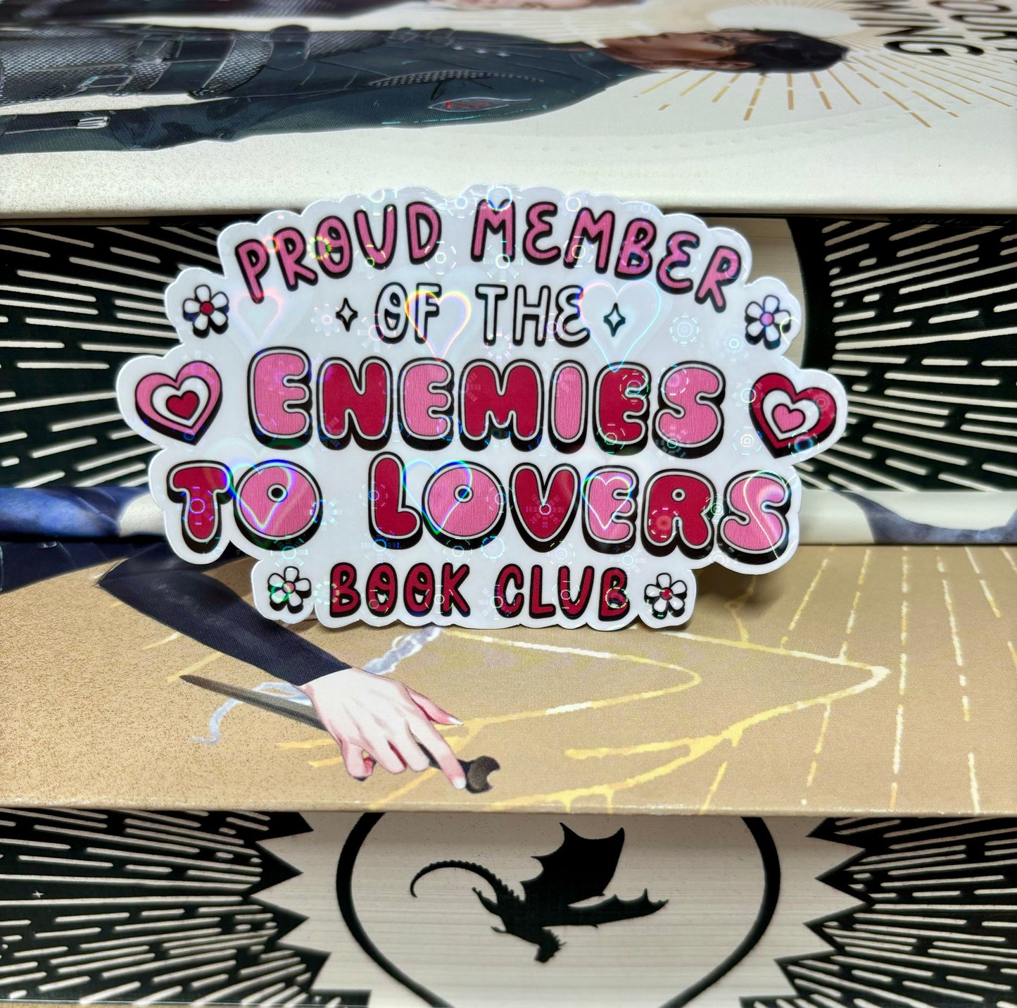 Proud Member Of The Enemies To Lovers Book Club Sticker