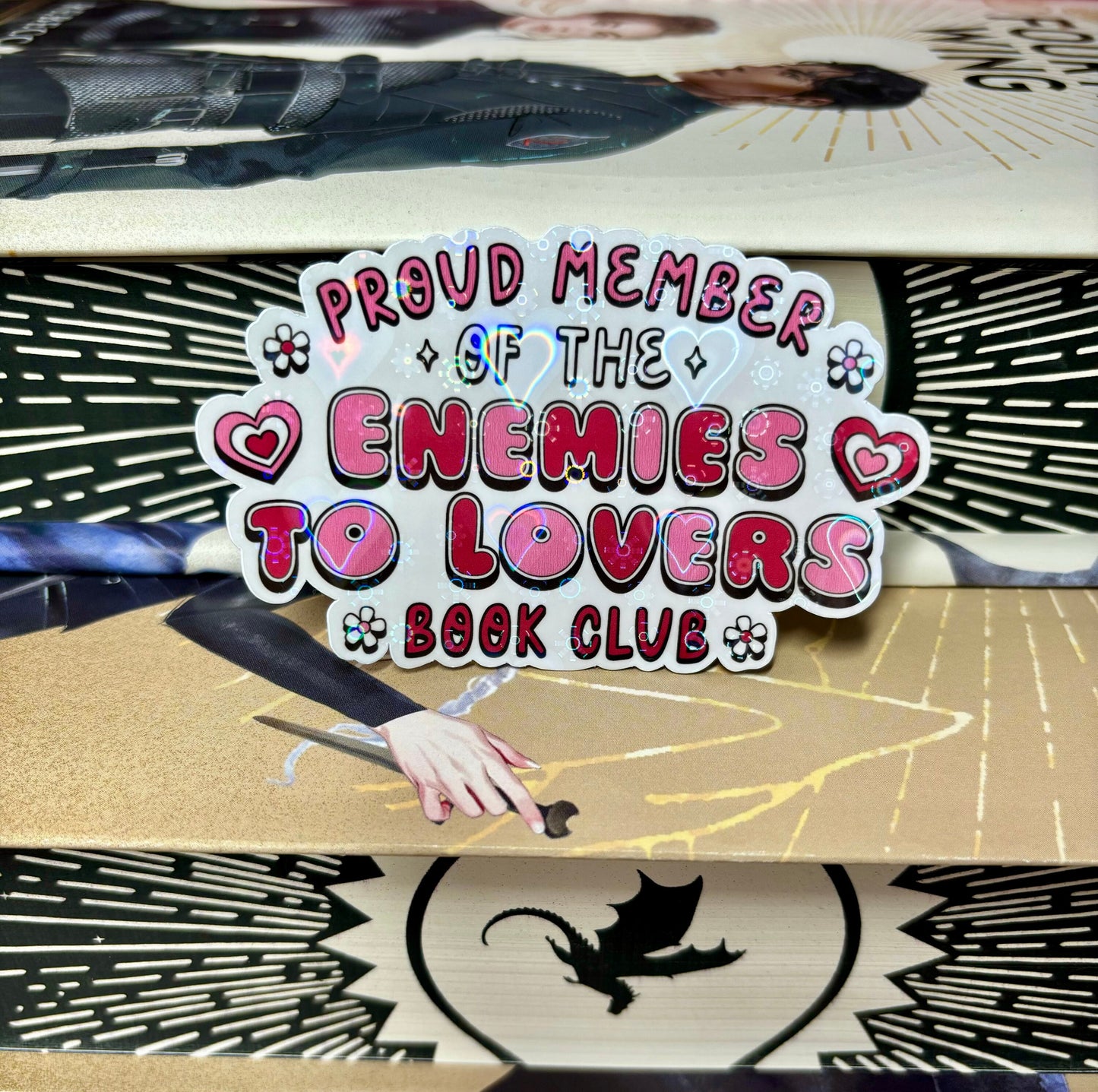 Proud Member Of The Enemies To Lovers Book Club Sticker