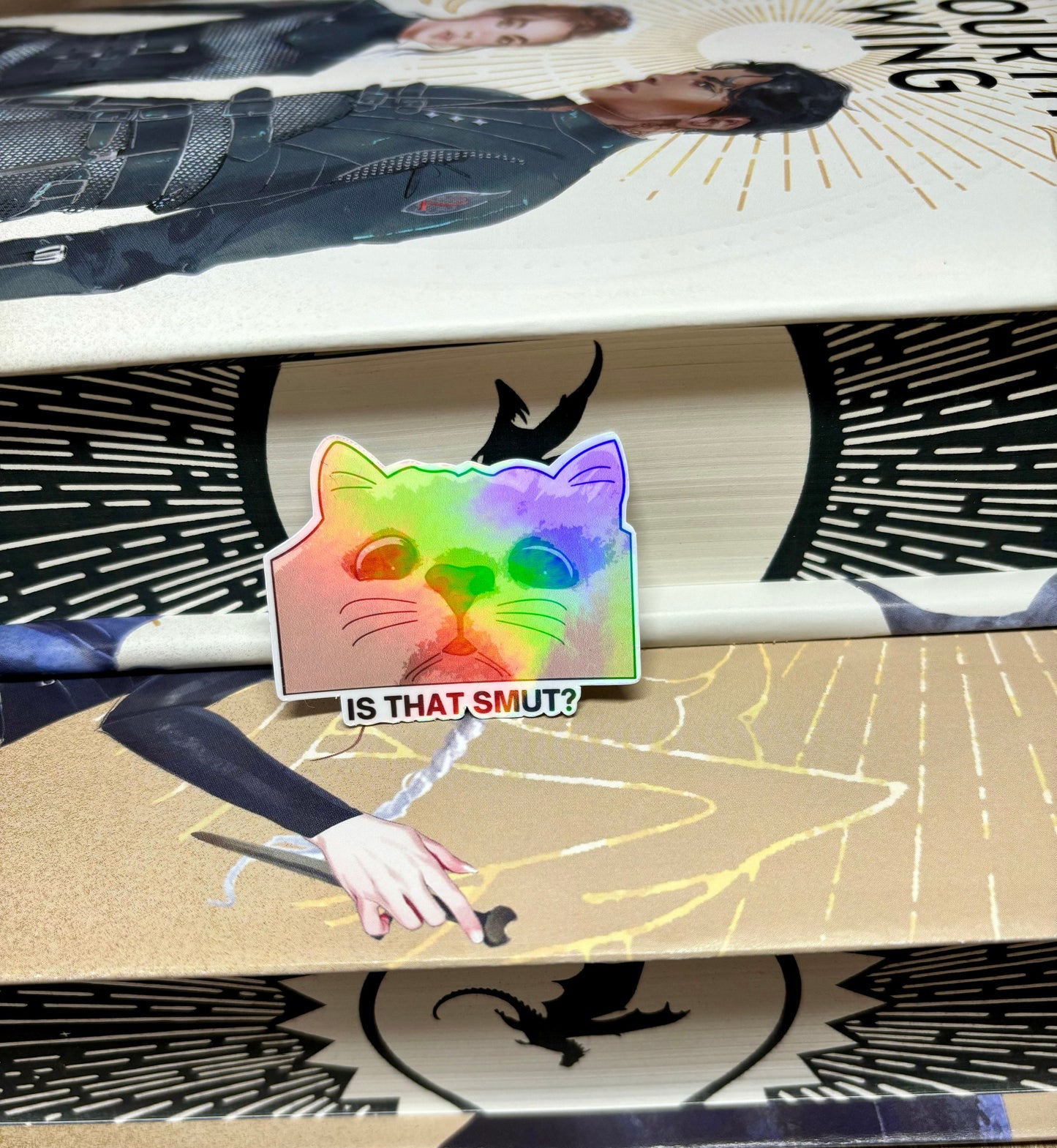 Mini Is That Smut Meme Cat Sticker