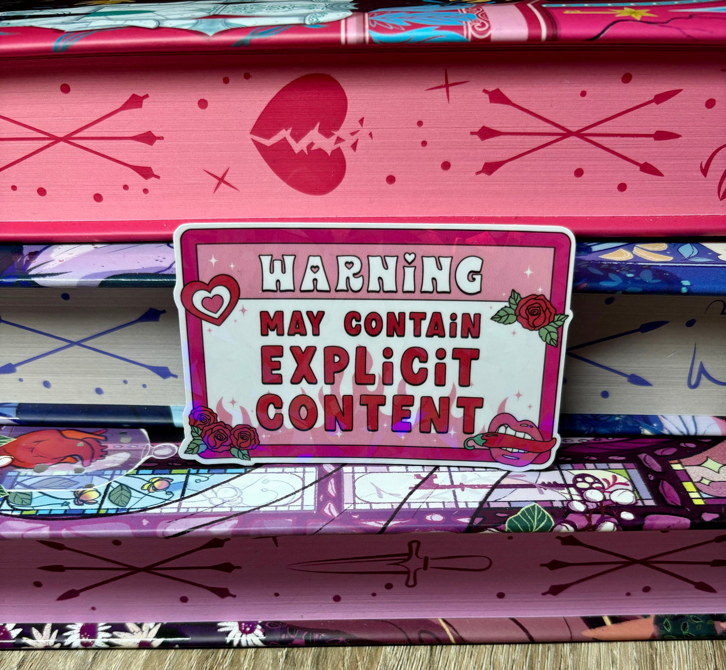 Warning May Contain Explicit Content Sticker