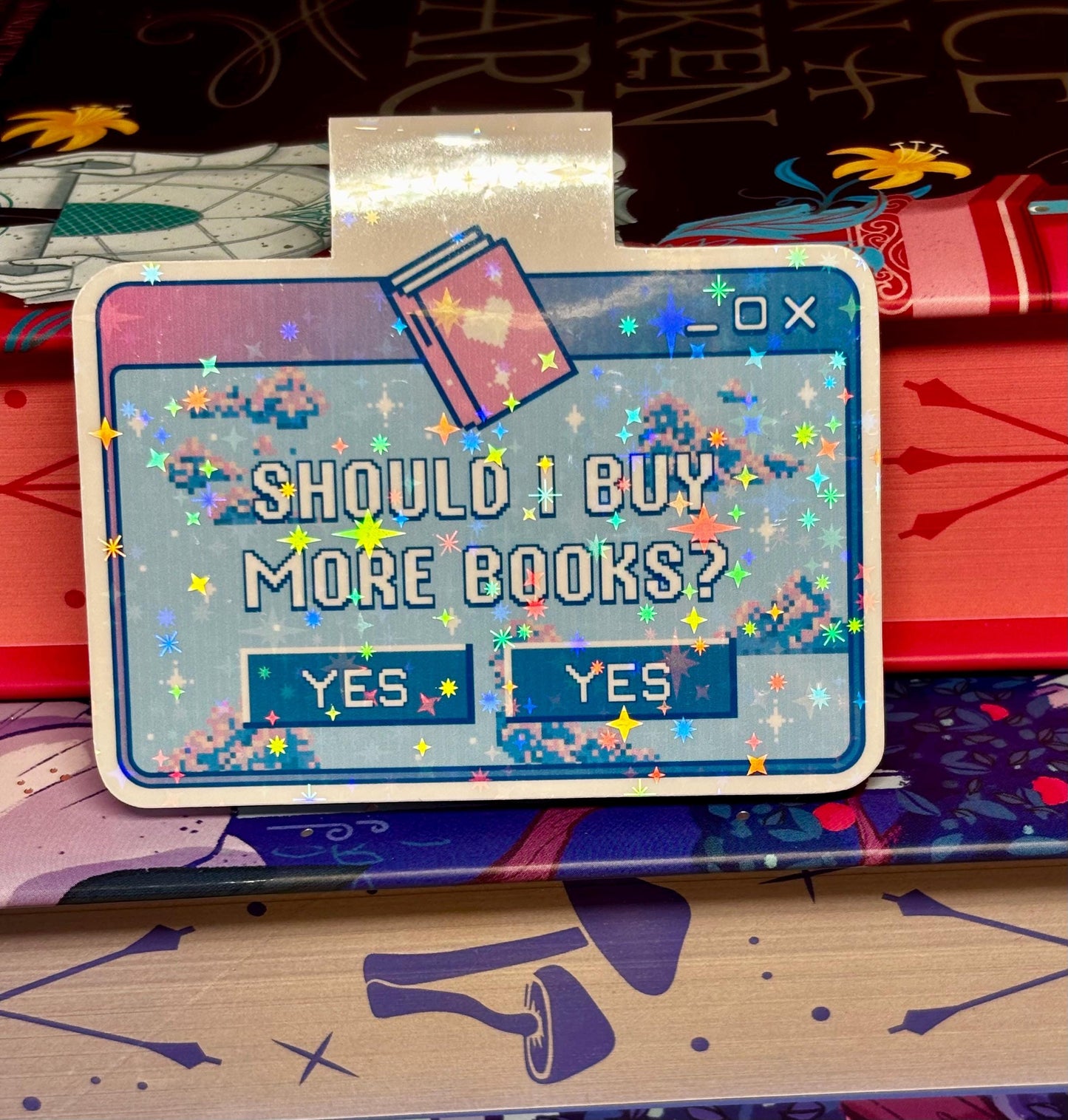 Should I Buy More Books Magnetic Bookmark