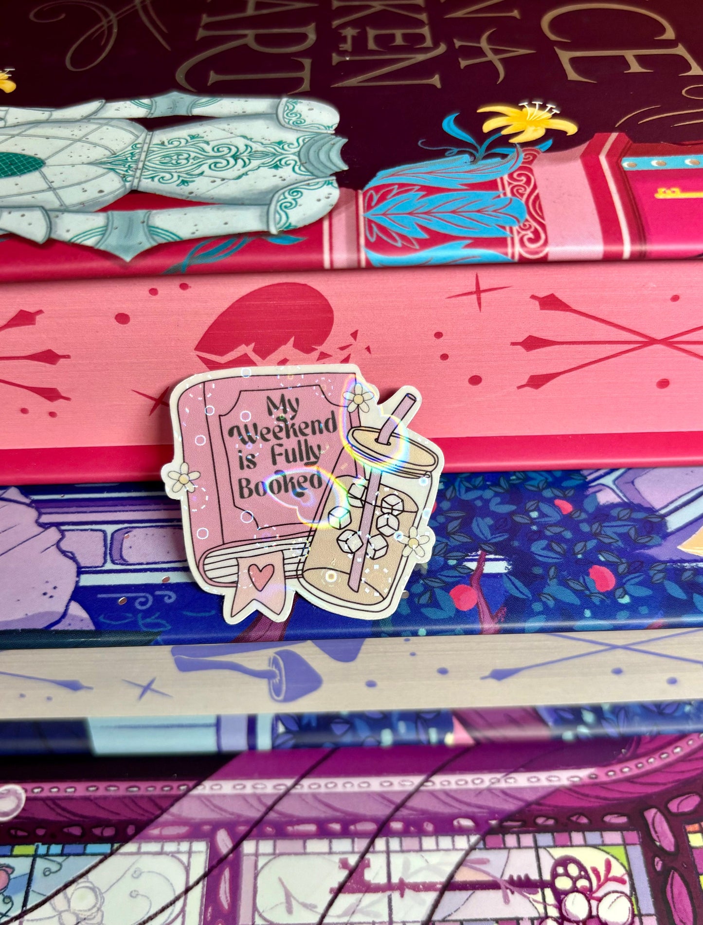 Mini My Weekend Is Fully Booked Sticker