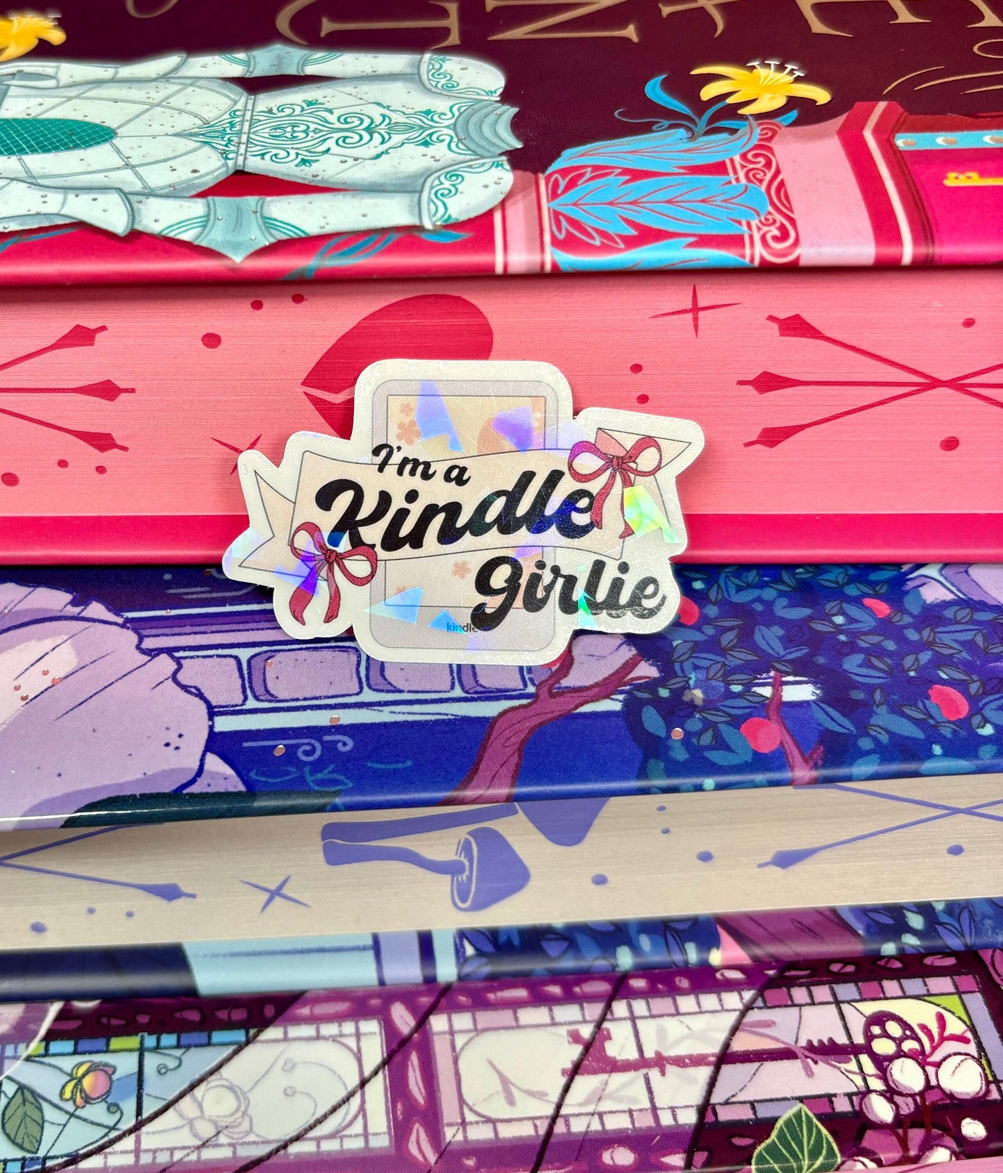 Mini I'm A Kindle Girlie Sticker