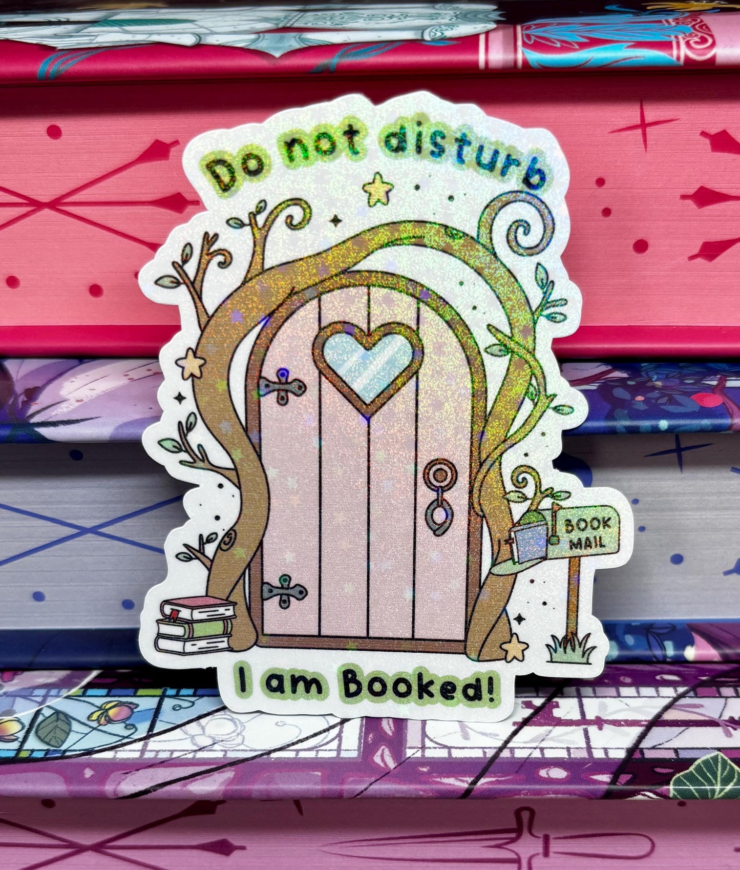 Do Not Disturb I Am Booked Door Sticker