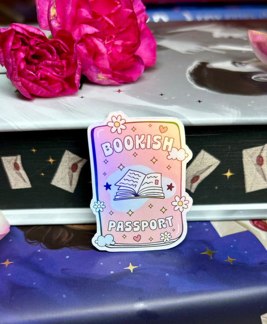 Mini Bookish Passport Sticker
