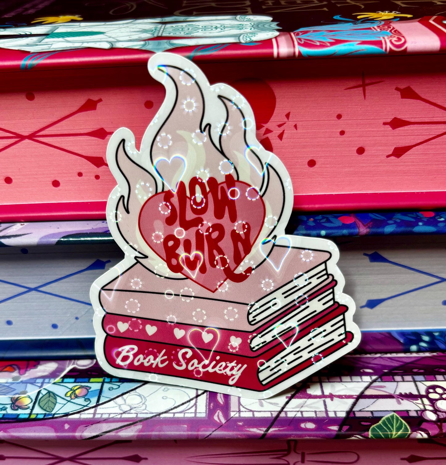 Slow Burn Book Society Sticker