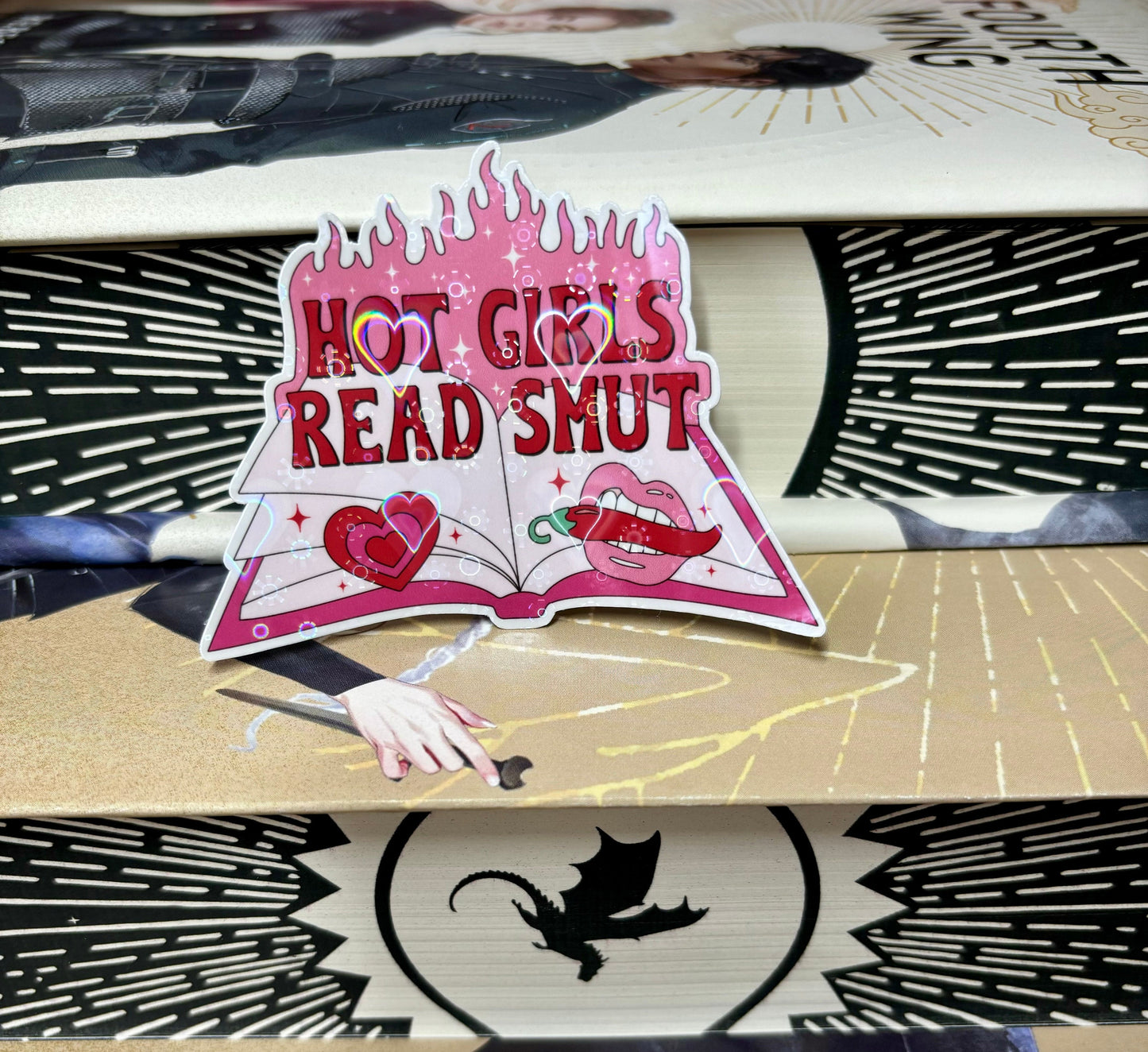 Hot Girls Read Smut Sticker