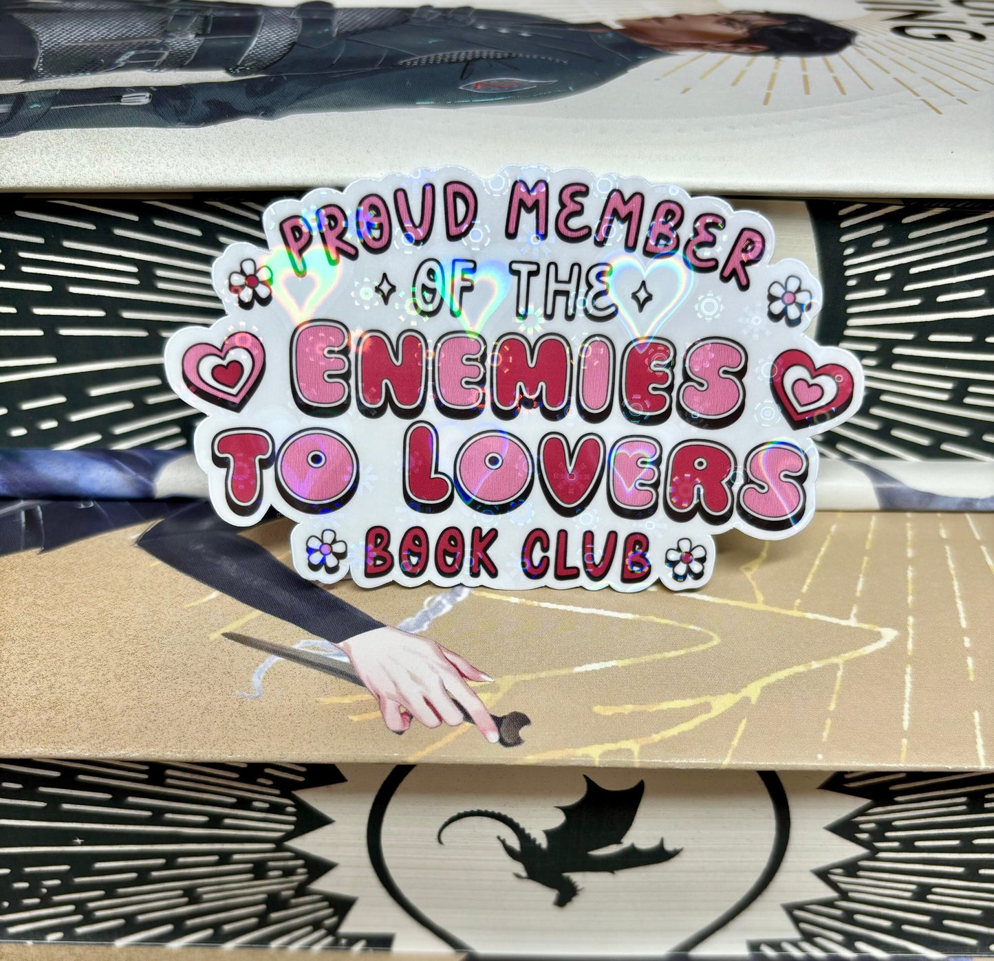Proud Member Of The Enemies To Lovers Book Club Sticker