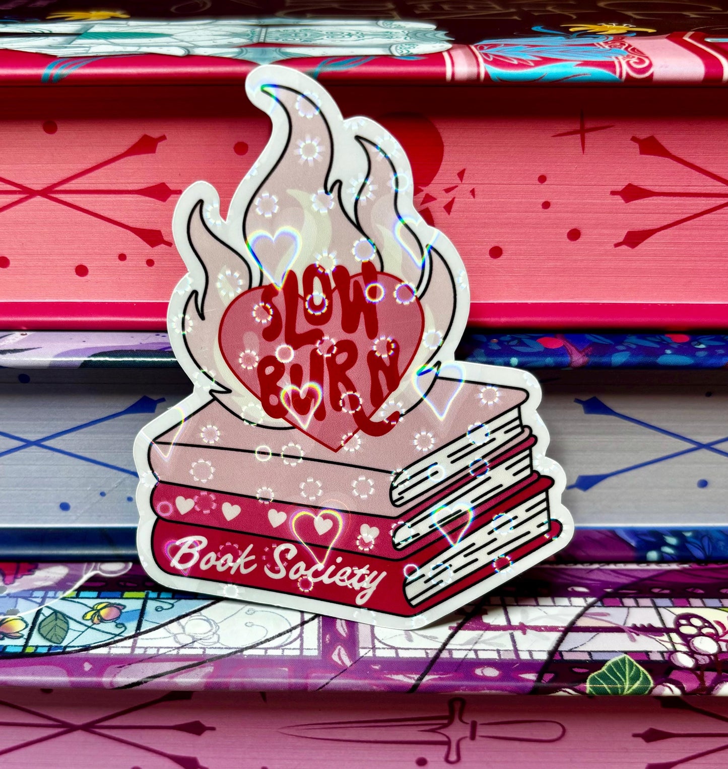 Slow Burn Book Society Sticker