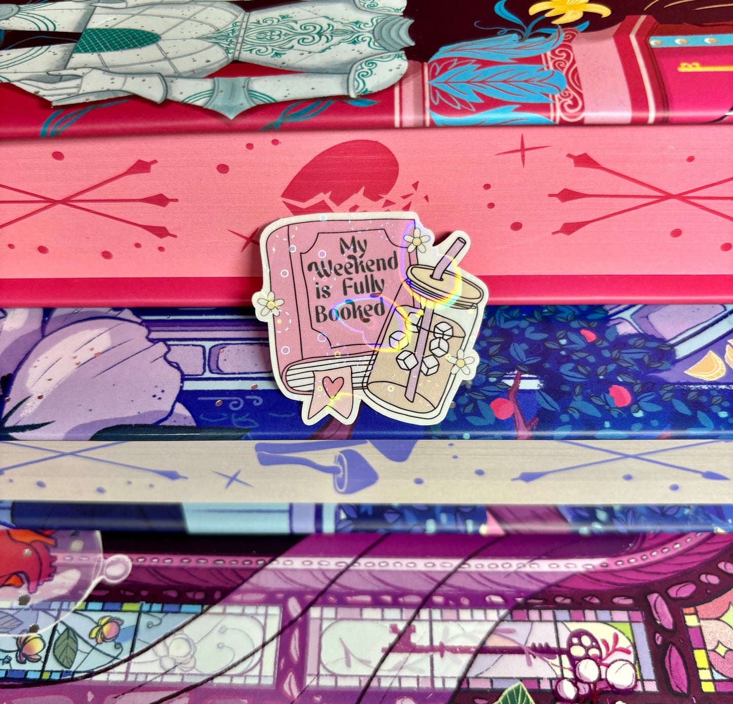 Mini My Weekend Is Fully Booked Sticker
