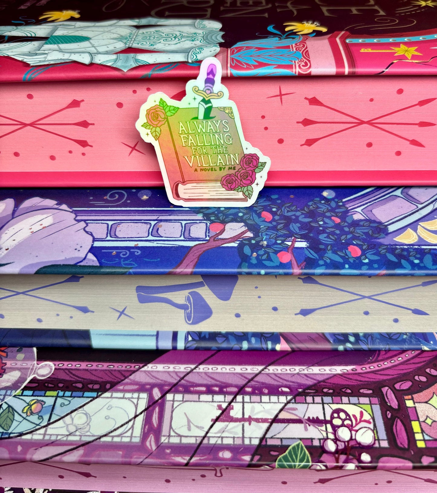 Mini Always Falling For The Villain Sticker