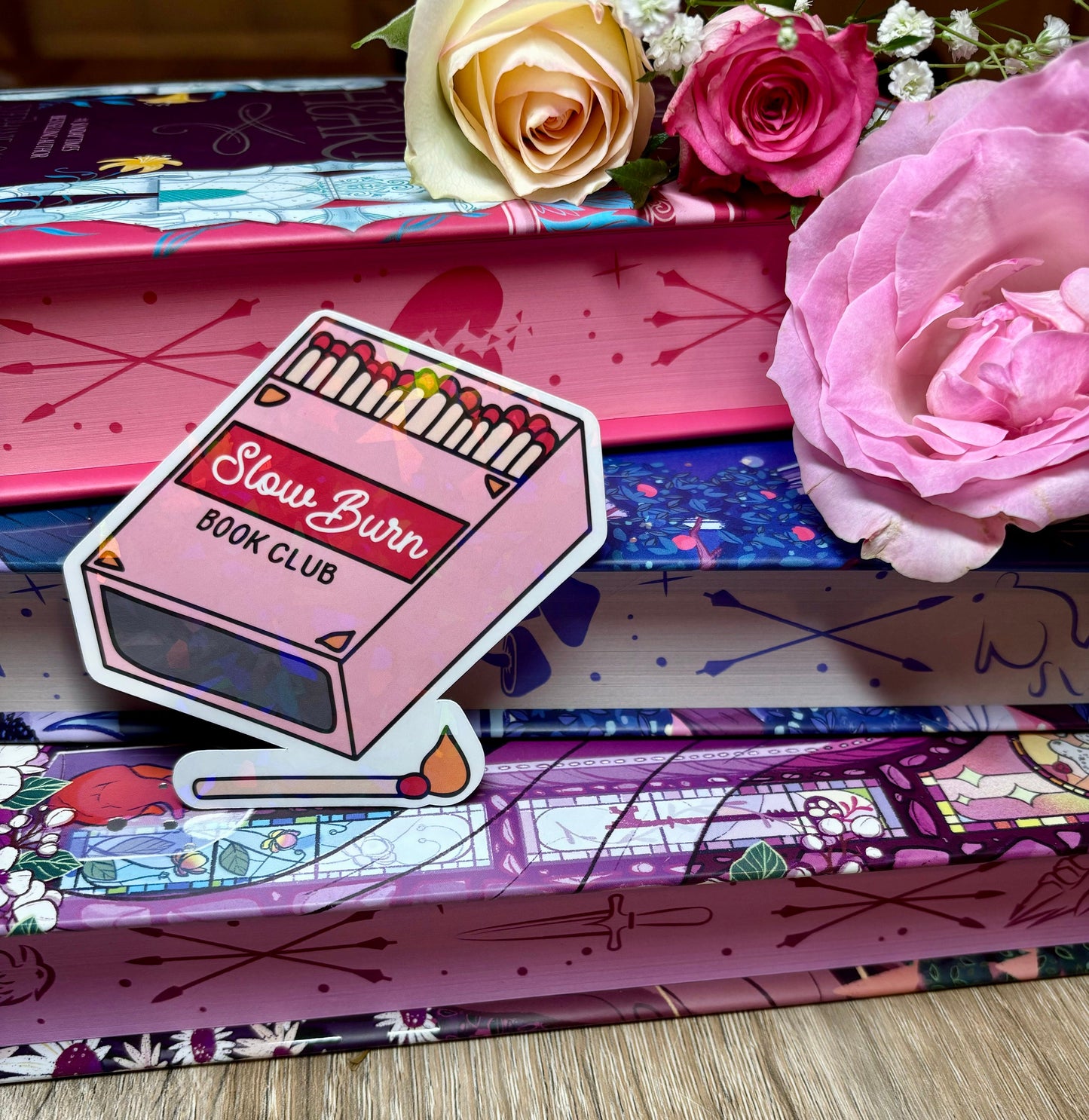 Slow burn book club Sticker
