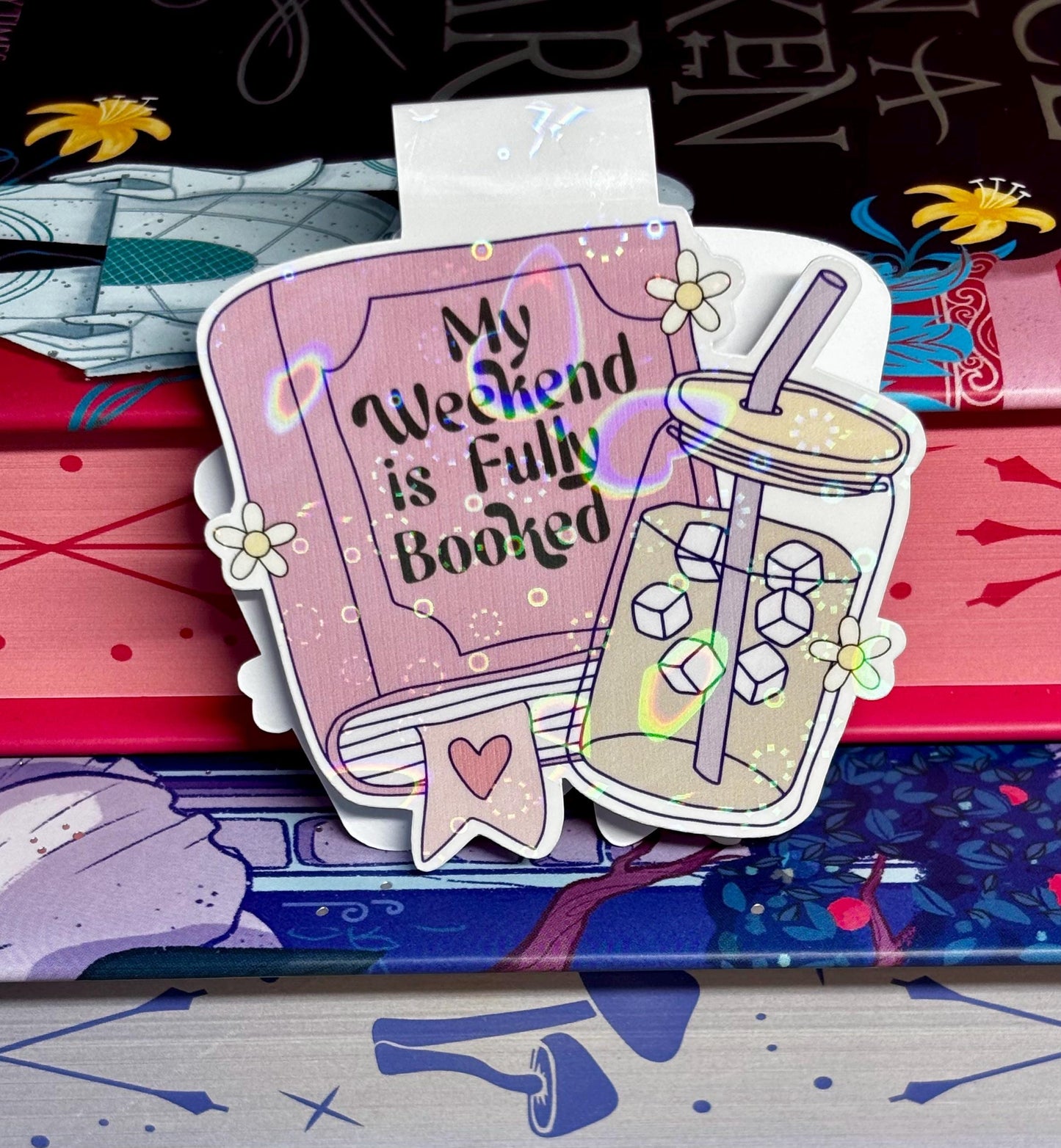 My Weekend Is Fully Booked Magnetic Bookmark