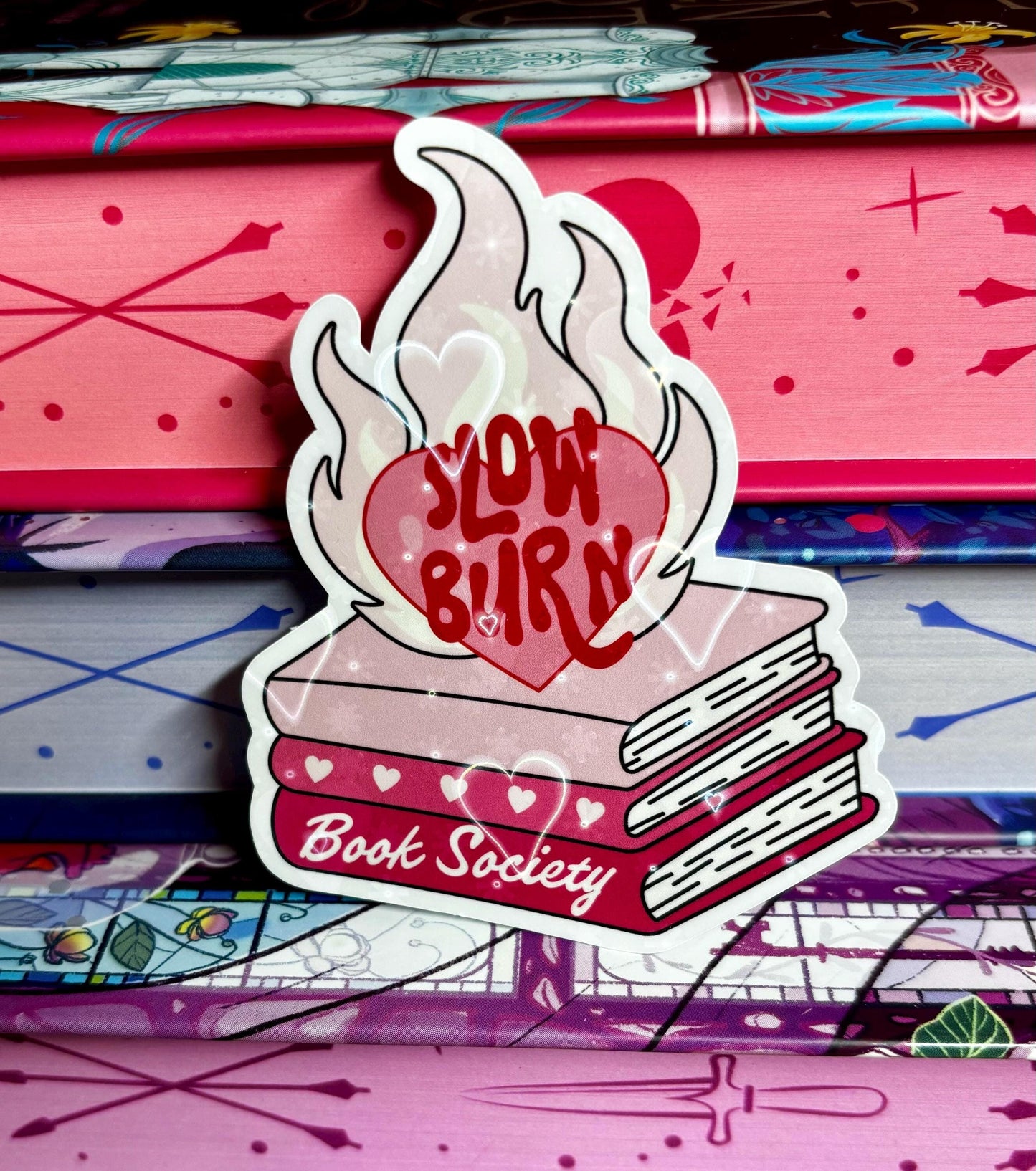 Slow Burn Book Society Sticker