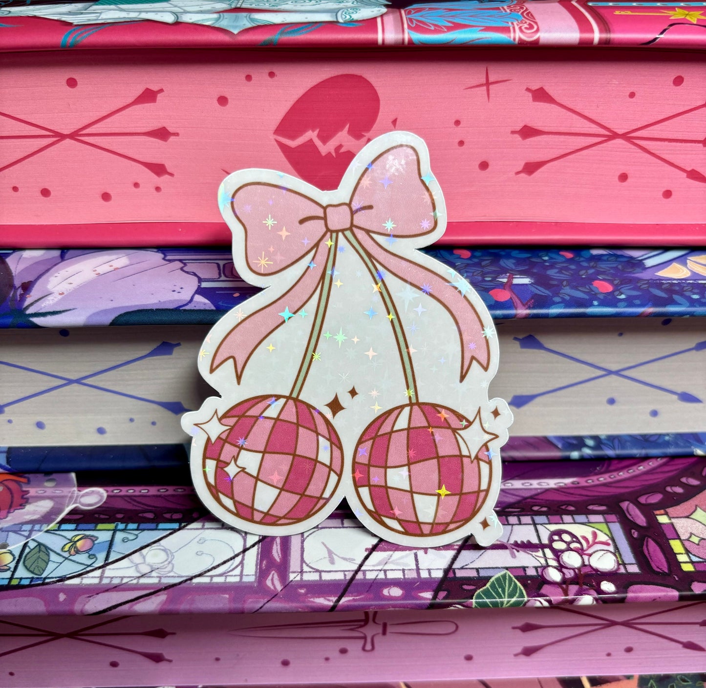 Coquette Disco Cherry Sticker