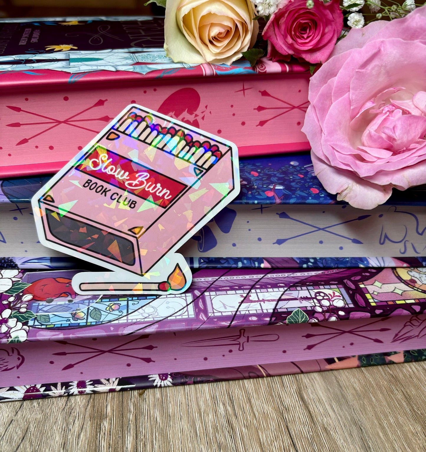 Slow burn book club Sticker