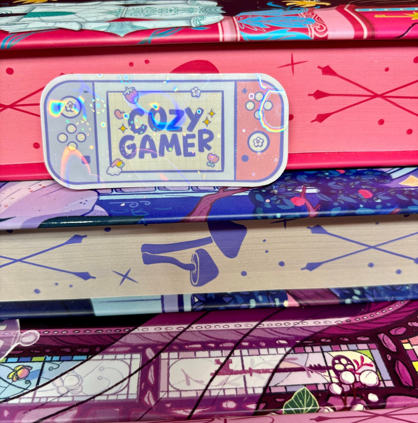 Mini Cozy Gamer Game Console Sticker