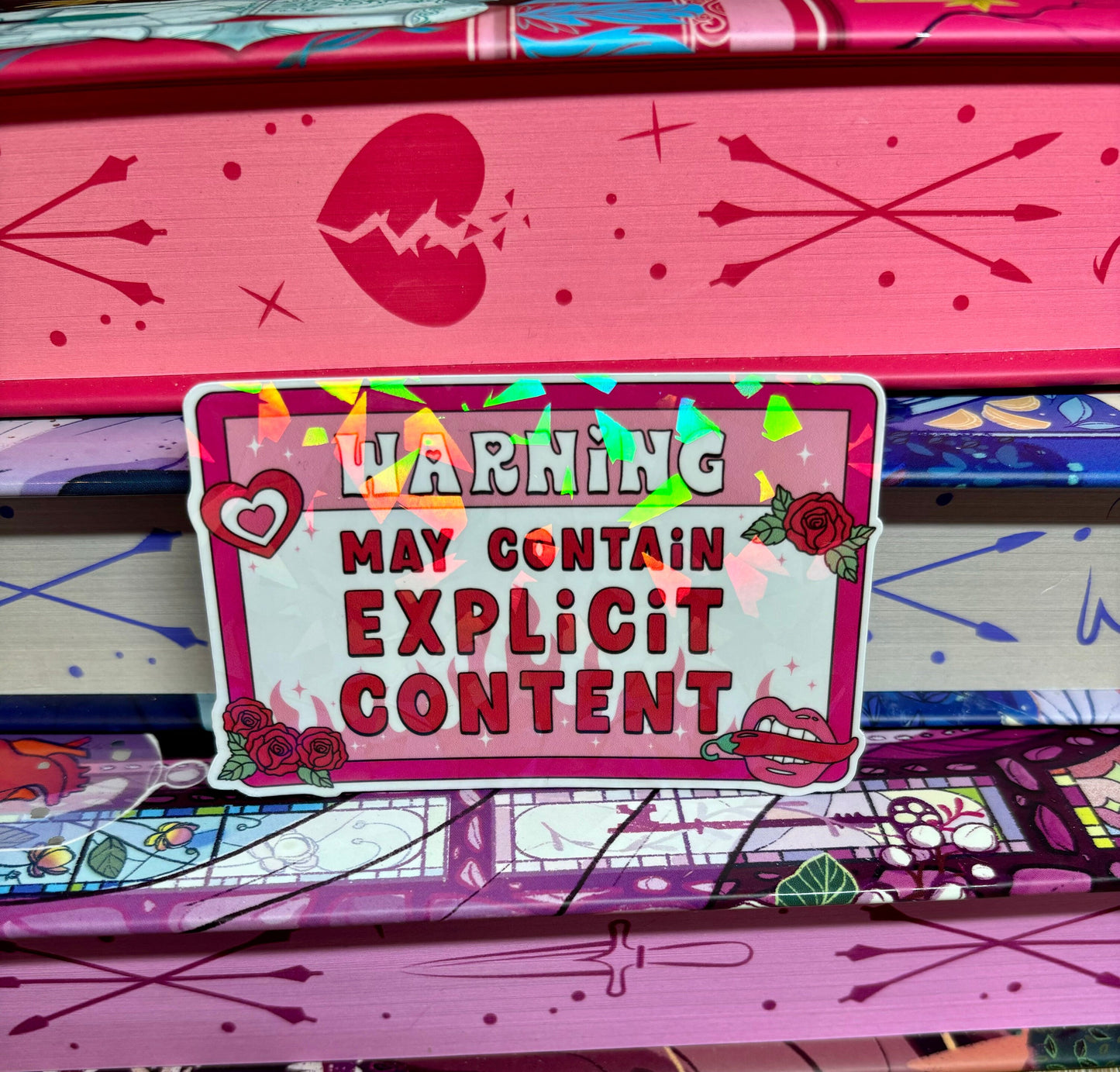 Warning May Contain Explicit Content Sticker