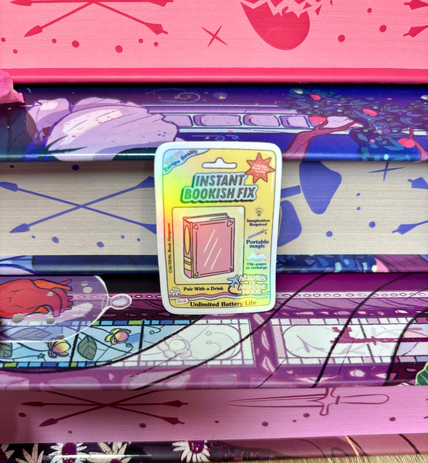Mini Instant Bookish Fix Sticker