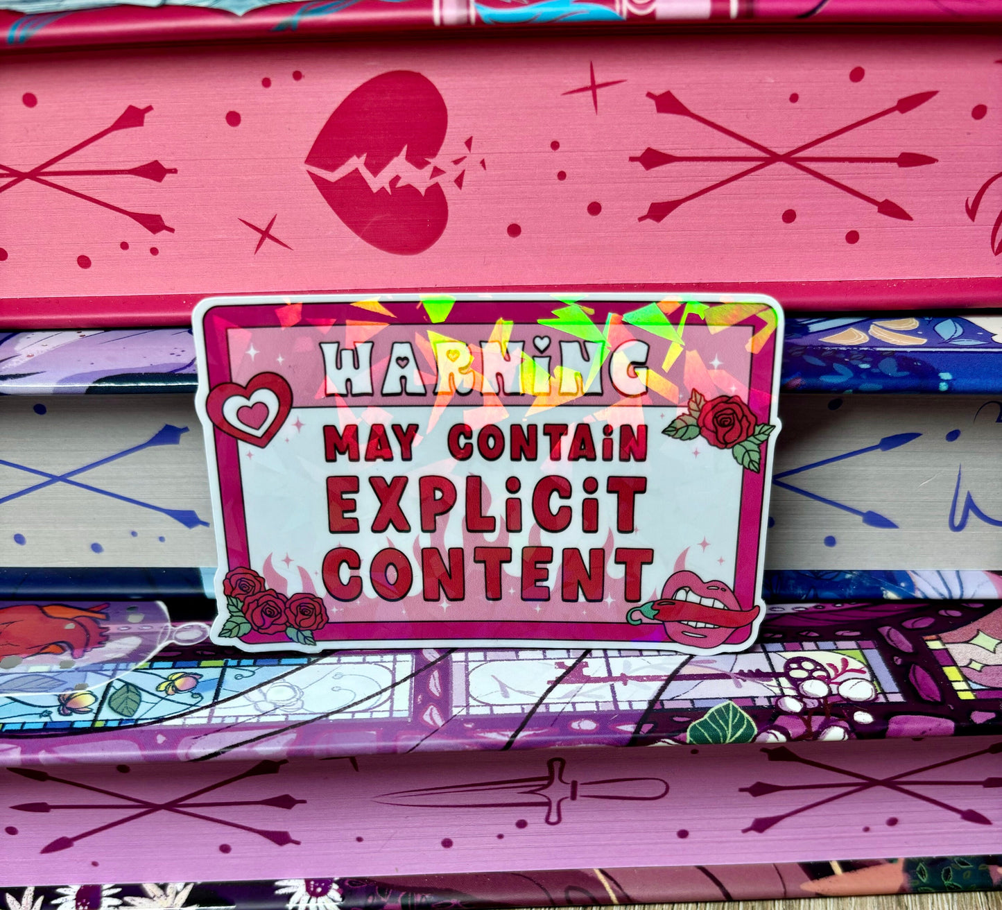 Warning May Contain Explicit Content Sticker