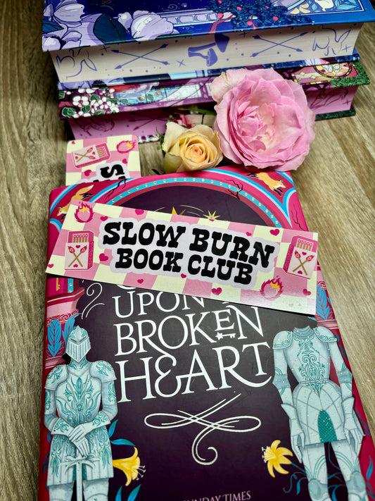 Slow Burn Book Club Bookmark