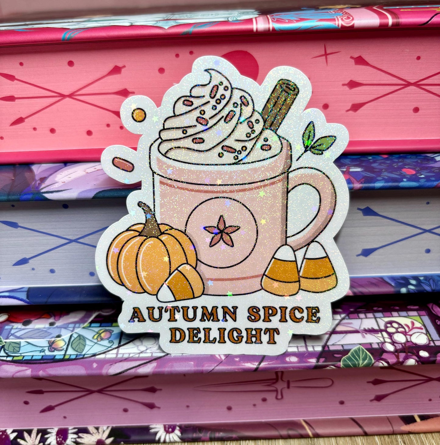 Autumn Spice Delight Mug Sticker