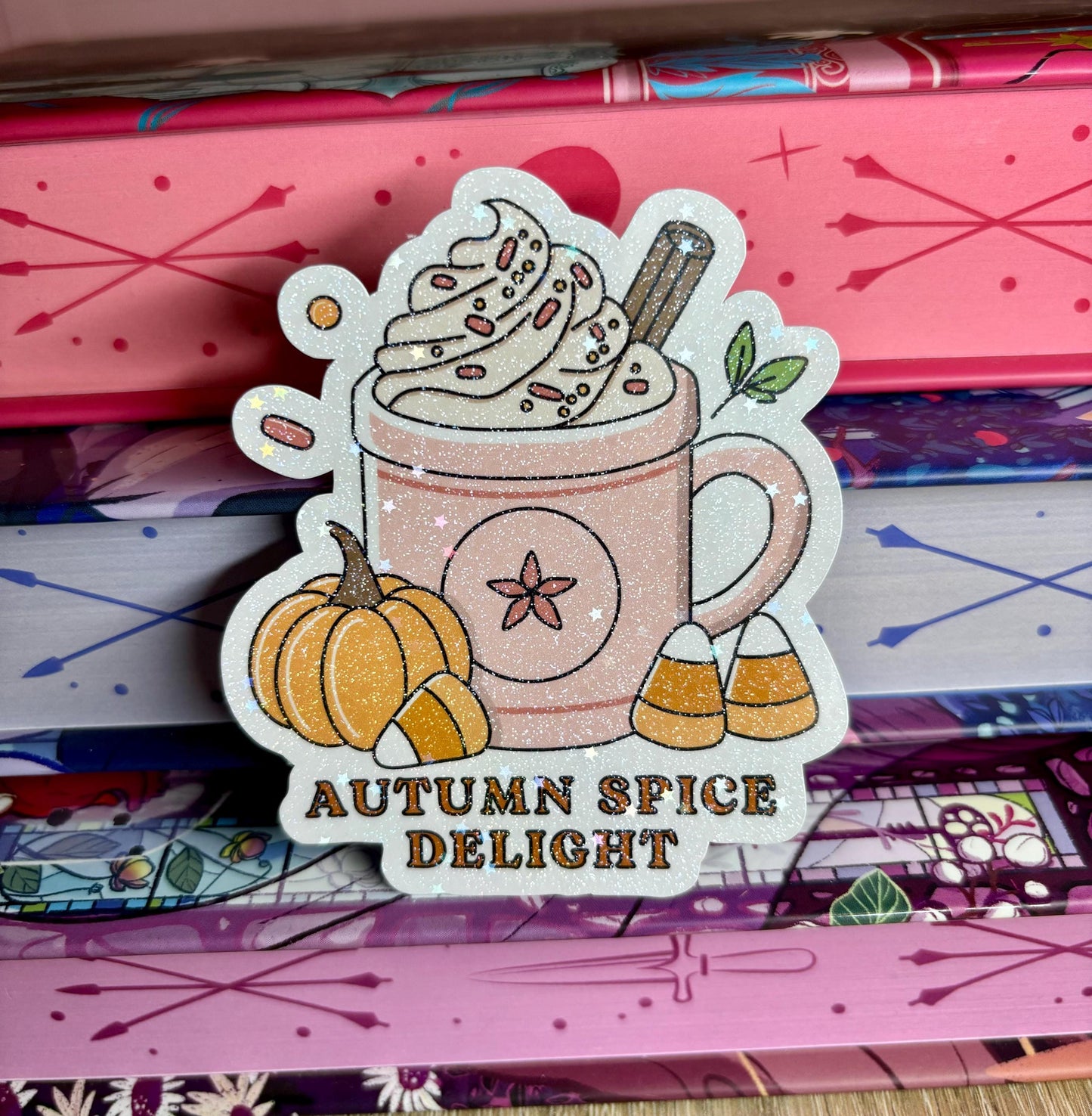 Autumn Spice Delight Mug Sticker