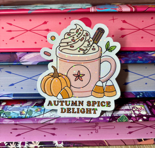 Autumn Spice Delight Mug Sticker
