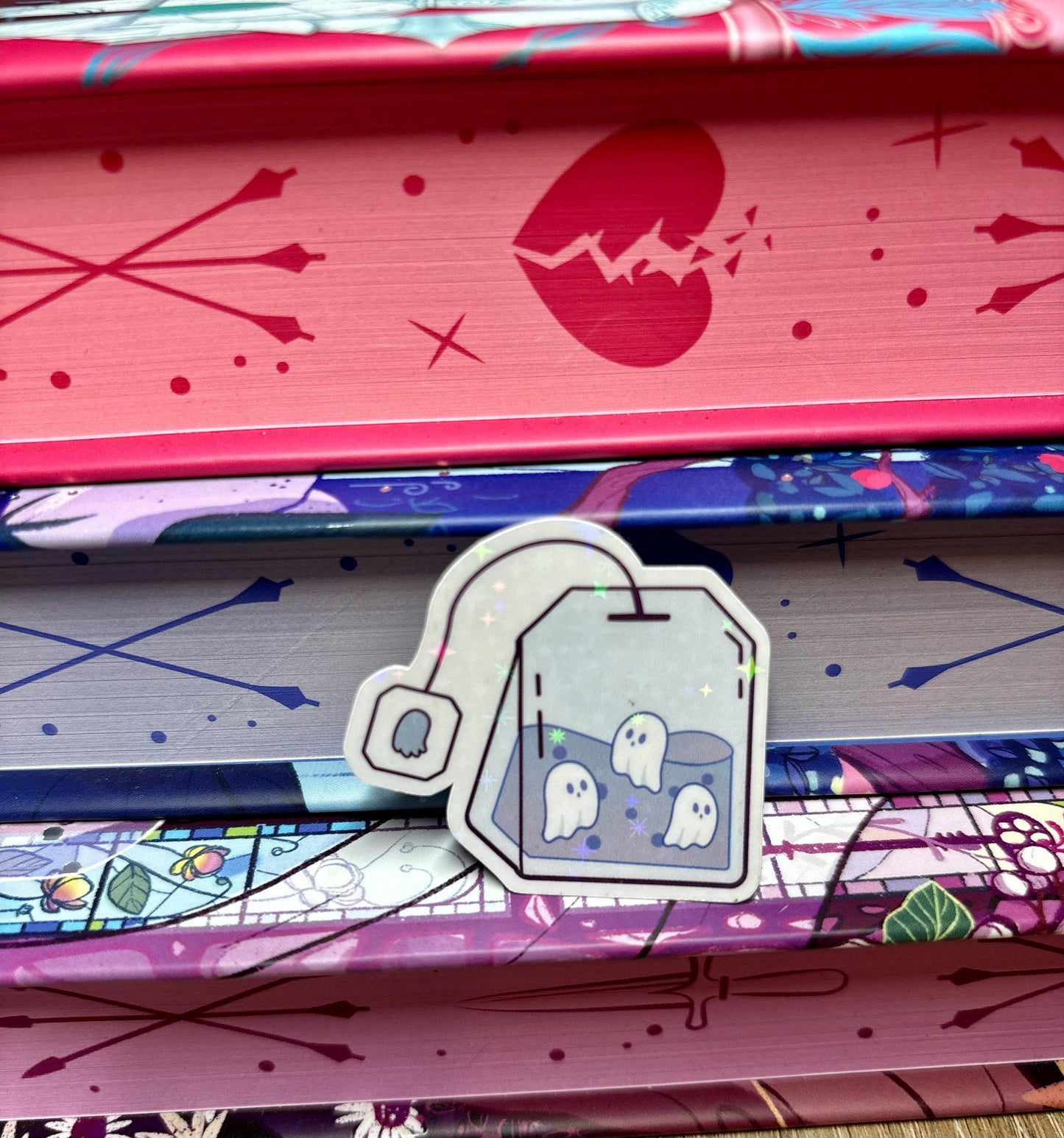 Mini Cute Ghostea Teabag Sticker