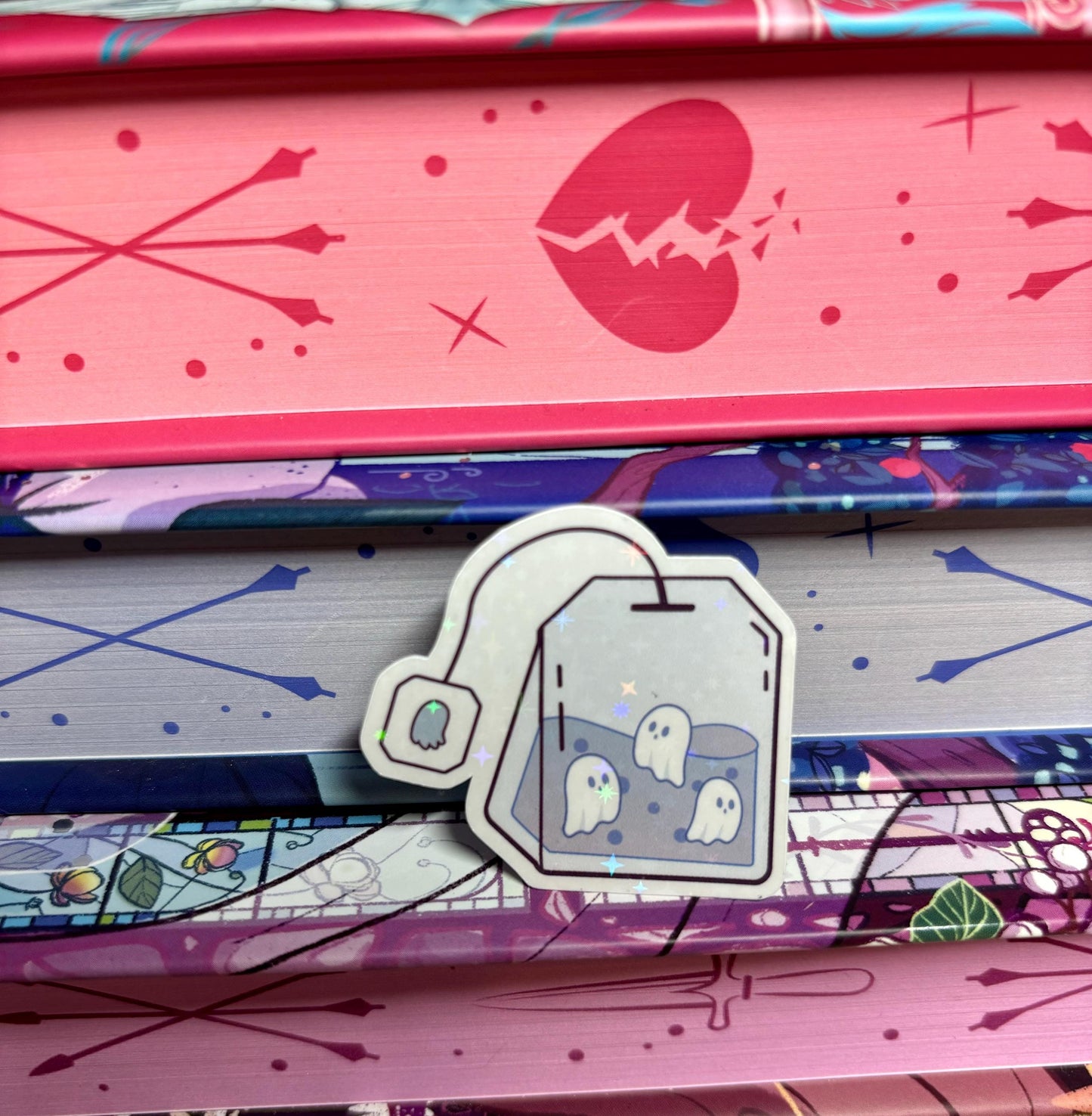 Mini Cute Ghostea Teabag Sticker