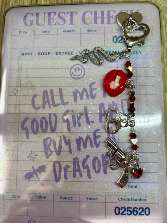 Dark romance kindle charm, kindle chain, kindle accessories, e-reader, book lover gift, phone accessories, book lovers gift, romance books