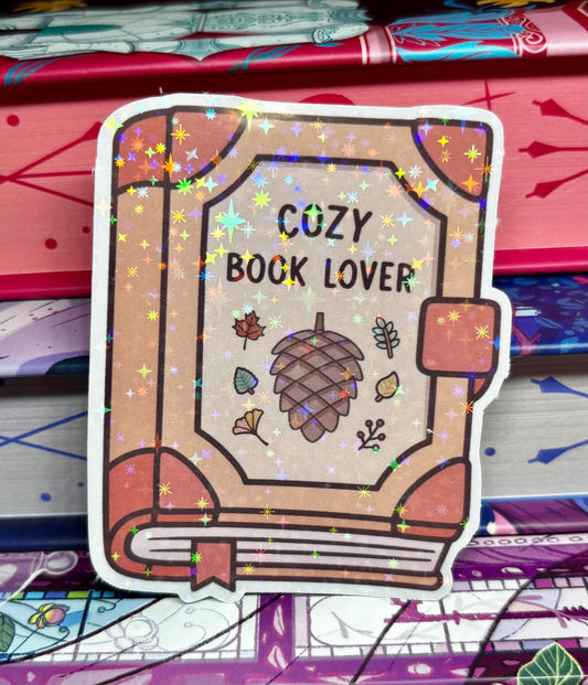 Cozy Book Lover Sticker