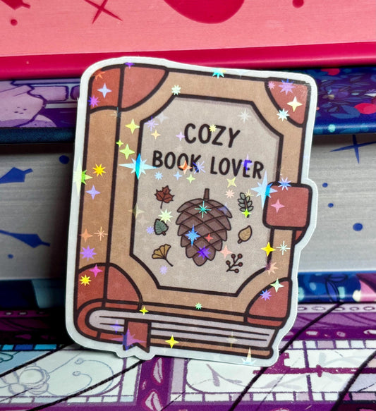 Mini Cozy Book Lover Sticker