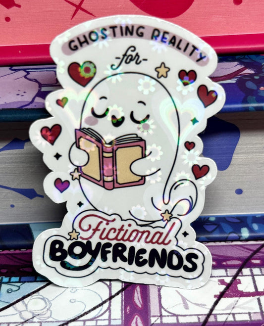 Mini Ghosting Reality For Fictional Boyfriends Sticker