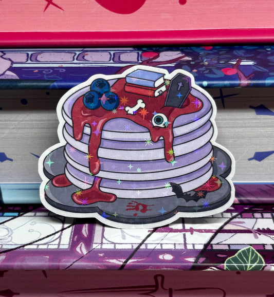 Mini Halloween Books Pancake Stack Sticker